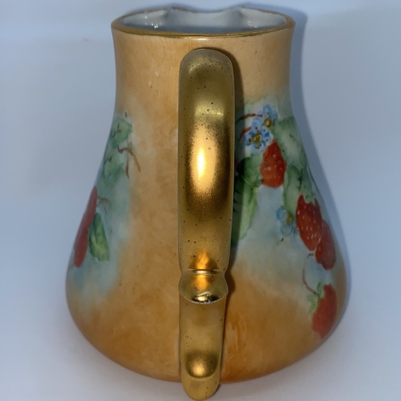 Vintage Signed fine porcelain pitcher - Picture 11 of 13